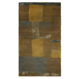 Tufenkian Modern Green Gold Blue Wool Rug 10915