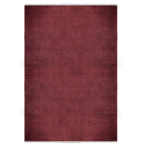 Tufenkian Modern Burgendy Red Wool Rug 4399