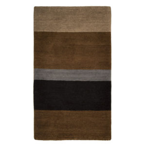 Tufenkian Modern Brown Black Blue  Wool Rug 4410