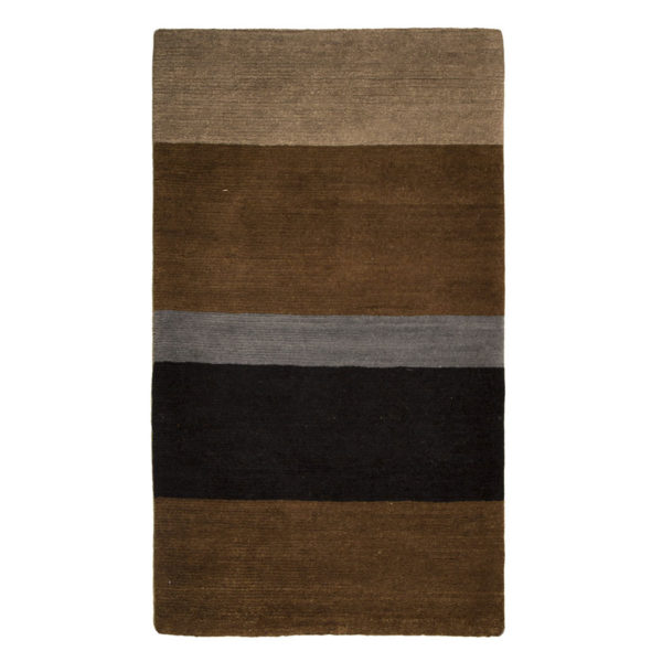 Tufenkian Modern Brown Black Blue  Wool Rug 4410
