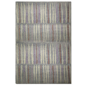 Tufenkian Modern Blue Purple Grey Wool Rug 5045