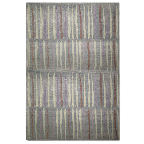 Tufenkian Modern Blue Purple Grey Wool Rug 5045
