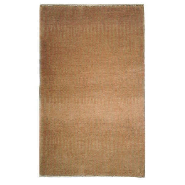 Tufenkian Modern Tan Rose Wool Rug 6353