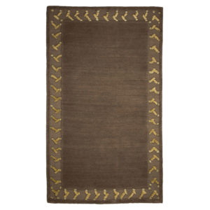 Tufenkian Modern Brown Green Gold Wool Rug 8357