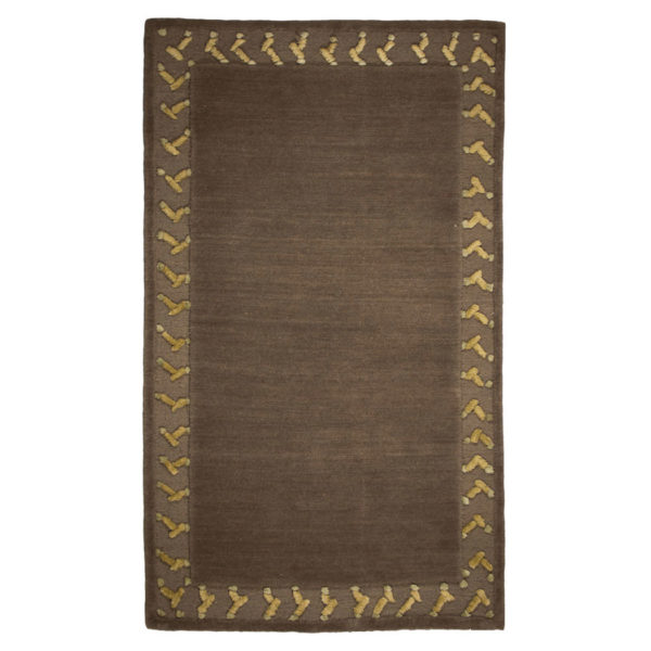 Tufenkian Modern Brown Green Gold Wool Rug 8357