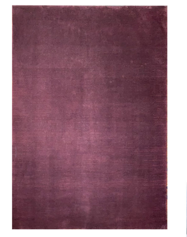 L'hasa Burgendy Wool Rug 4399