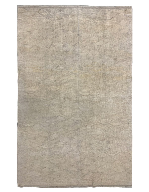 Zili Neutral Wool Rug #6000